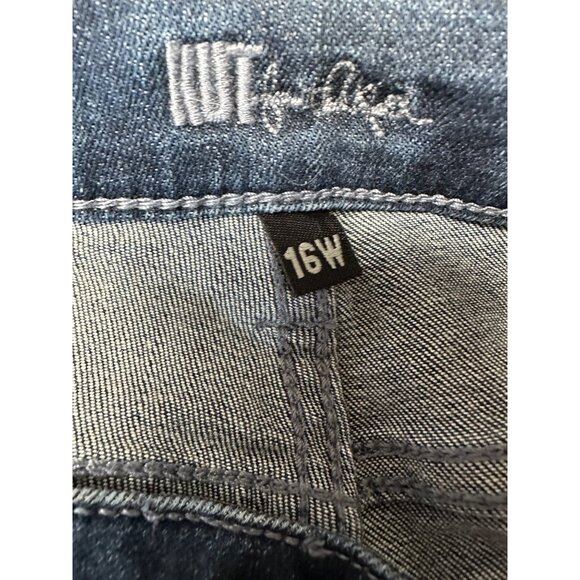 Kut from the Kloth Women’s Diana Skinny Jeans Size 16W Stretch Mid Rise Classic - Picture 2 of 10